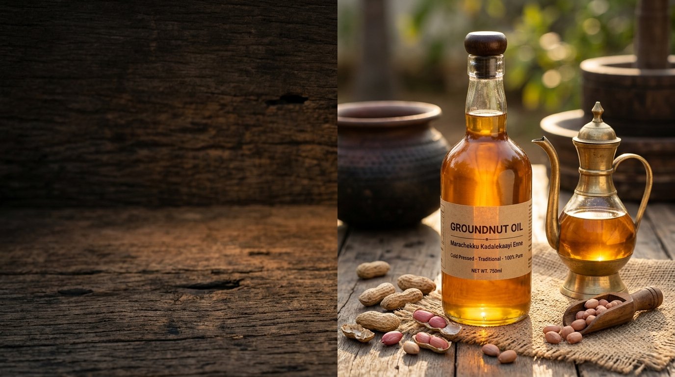 Havikar Cold Pressed Groundnut Oil serving inspiration